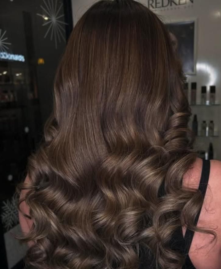 Medium Brown With Ash Blonde Dimension — Winter Highlights