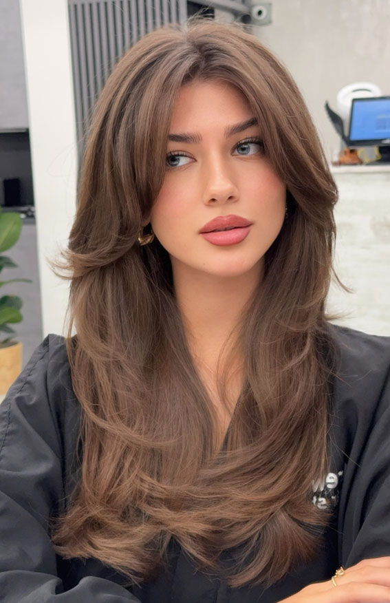 Soft Mocha Brown Solid Soft Mocha Brown Solid — Low Maintenance Winter Hair Colors