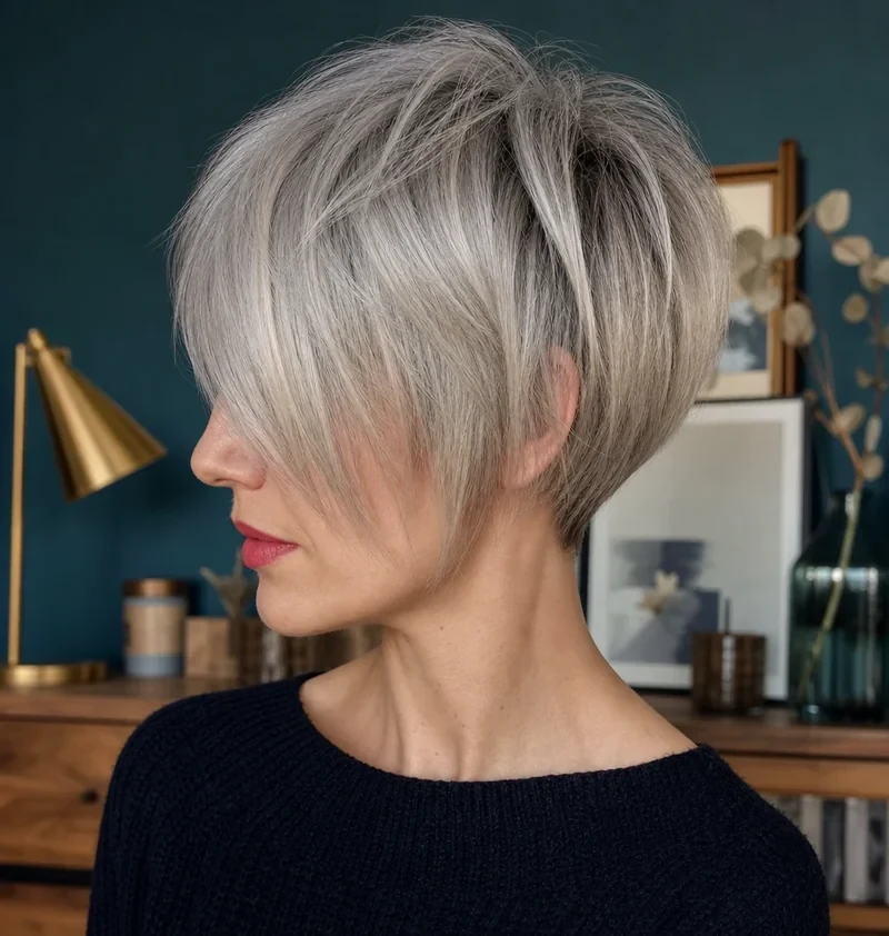 Chin Ash Blonde Pixie Bob Chin Ash Blonde Pixie Bob — Winter Pixie Haircuts