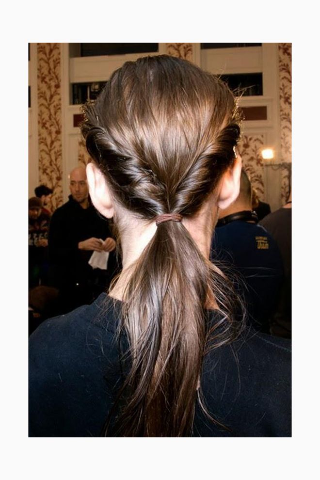 Low Ponytail Visual Idea Low Ponytail Visual Idea — Winter Ponytail Hairstyles