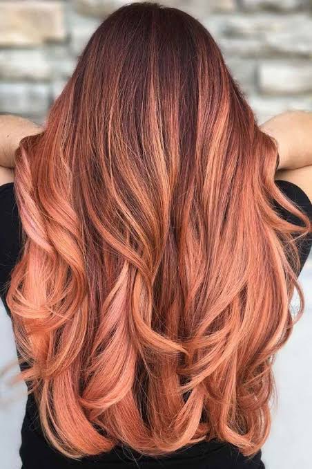 Copper With Rose Gold Undertones Copper With Rose Gold Undertones — Winter Hair Colors