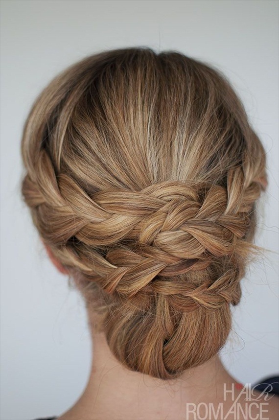 Neat Braided Low Bun Neat Braided Low Bun — Winter Braided Hairstyles