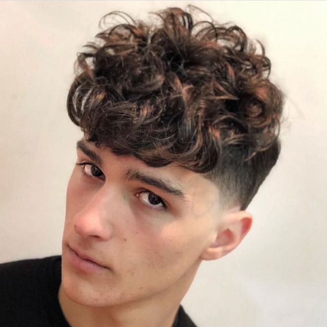 Tousled Curly Crop With Subtle Highlights — Winter Hairstyles for Men