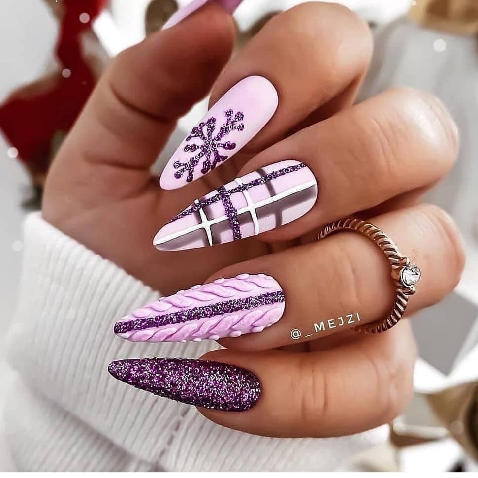 Long Coffin Visual Idea Long Coffin Visual Idea — Cozy Winter Nails