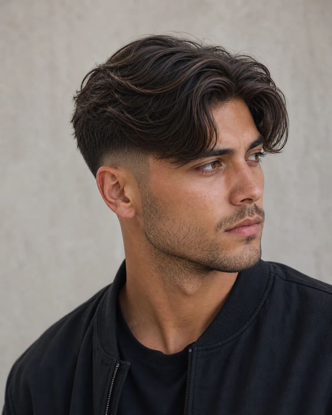 Cortes pelo medio hombre 2026: curtains, side part, quiff · Tu Corte de Pelo