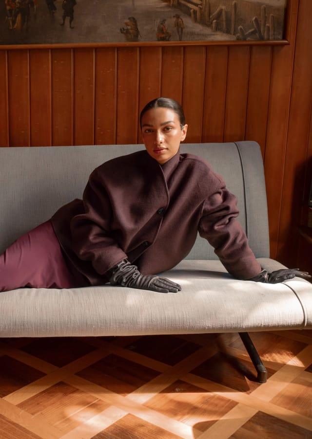 Black Gloves Outfit Idea Black Gloves Outfit Idea — Burgundy Outfits