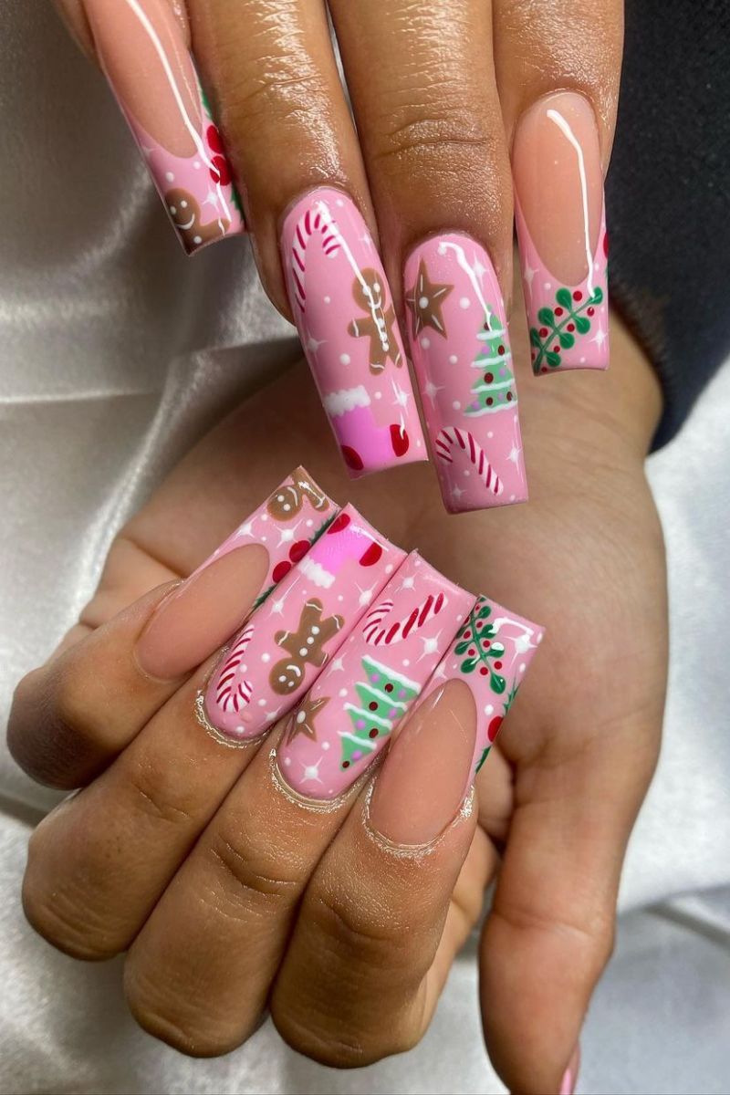 Clean Execution Clear Illustrations Visual Idea — Hello Kitty Christmas Nails 2026