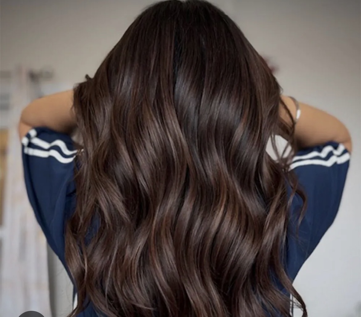 Rich Dark Brown With Auburn Undertones Rich Dark Brown With Auburn Undertones — Winter Brown Hair Colors