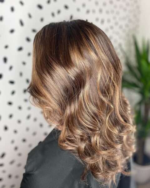 Collarbone Layers With Dimensional Color — Winter Hairstyles for Thin Hair