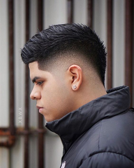 Taper Fade With Forward Fringe — Winter Hairstyles for Men