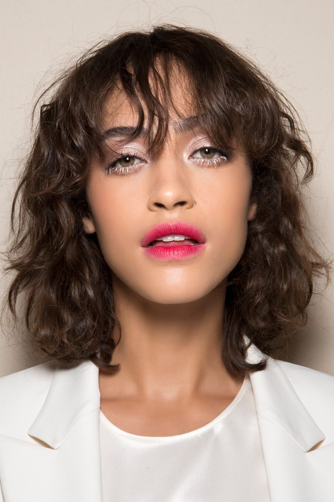 Edgy Chin Shag With Choppy Bangs — Winter Hairstyles with Bangs