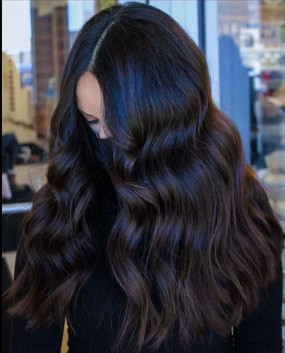 Uniform Deep Dark Chestnut Brown — Chestnut Brown Hair