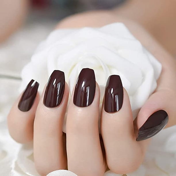 Autumn Visual Idea Autumn Visual Idea — Chocolate Brown Nails