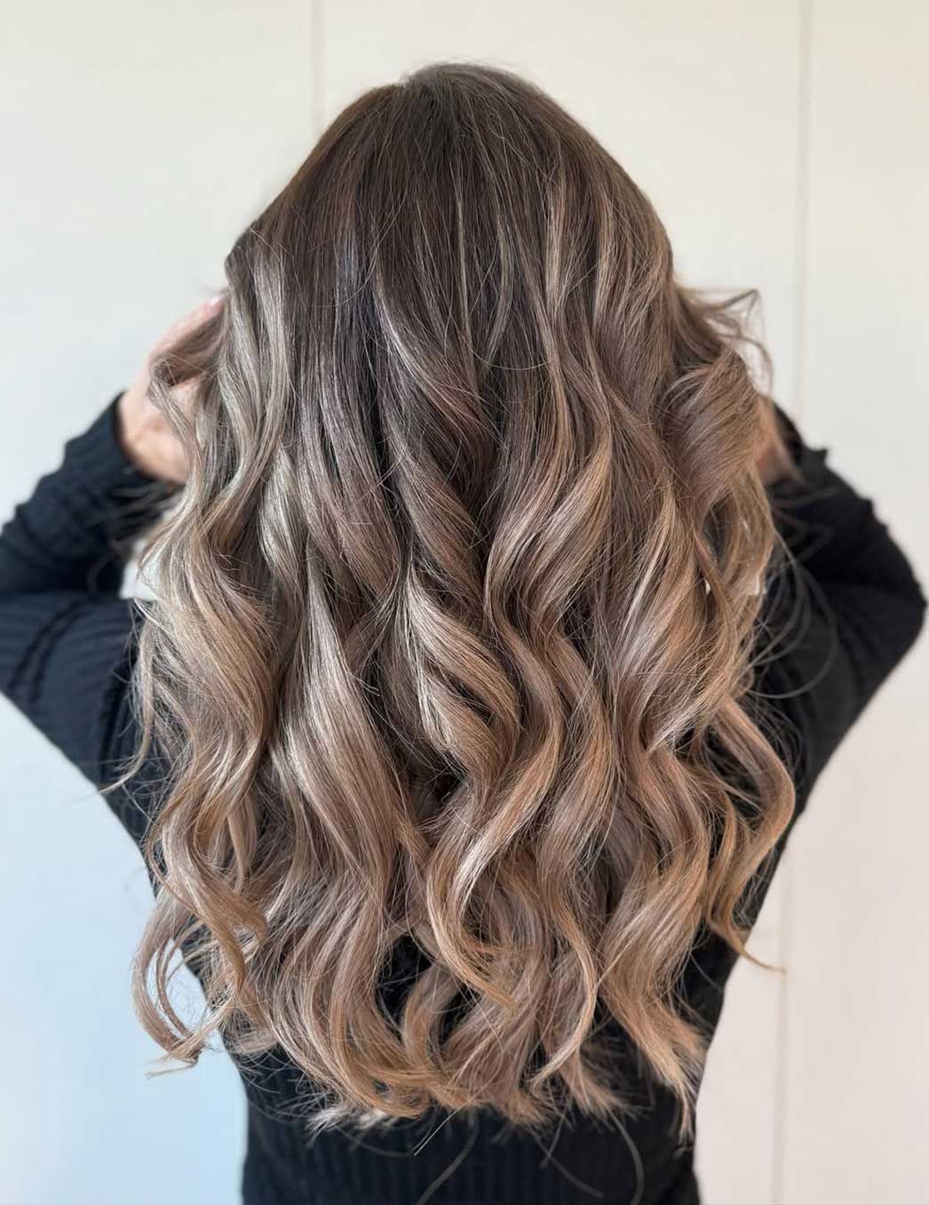 Back View Visual Idea Back View Visual Idea — Lowlights for Blonde Hair