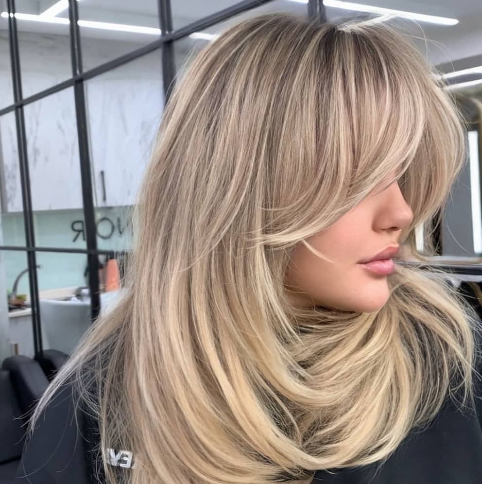 Dark Blonde with Lighter Blonde Highlights Dark Blonde with Lighter Blonde Highlights — Winter Ombre Hair
