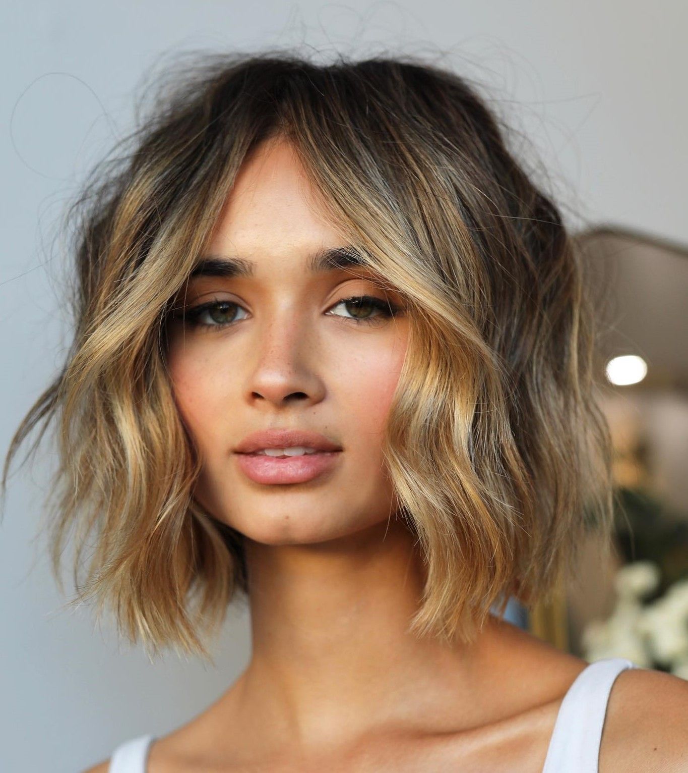 Ash Blonde Balayage on Long Layered Hair Ash Blonde Balayage on Long Layered Hair — Reverse Balayage