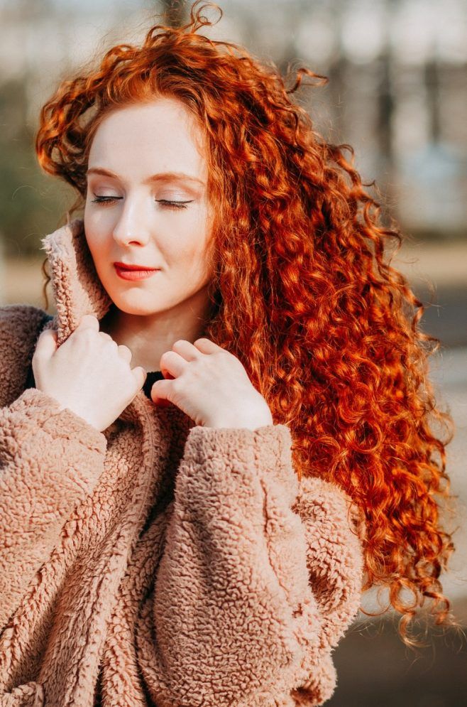 Thick Curly Deep Auburn Warm Red Undertones Thick Curly Deep Auburn Warm Red Undertones — Winter Auburn Hair Color