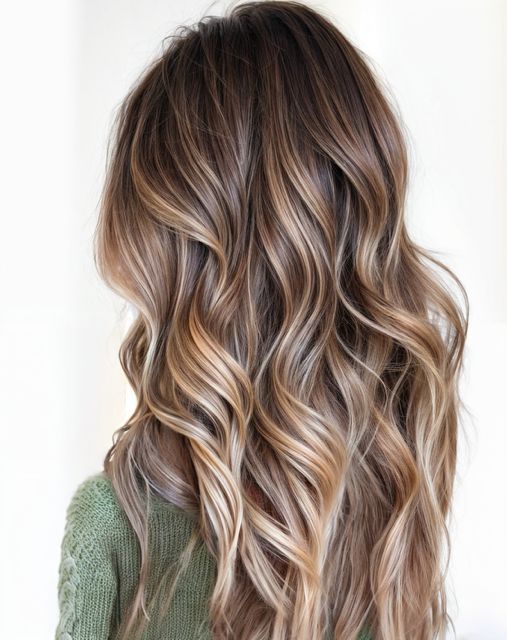 Collarbone Sandy Beige Balayage on Dark Blonde Collarbone Sandy Beige Balayage on Dark Blonde — Reverse Balayage