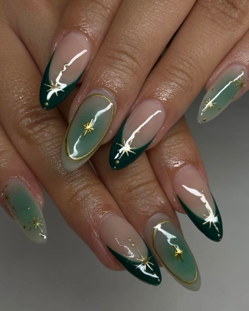 Glossy Visual Idea Glossy Visual Idea — Emerald Green Nails