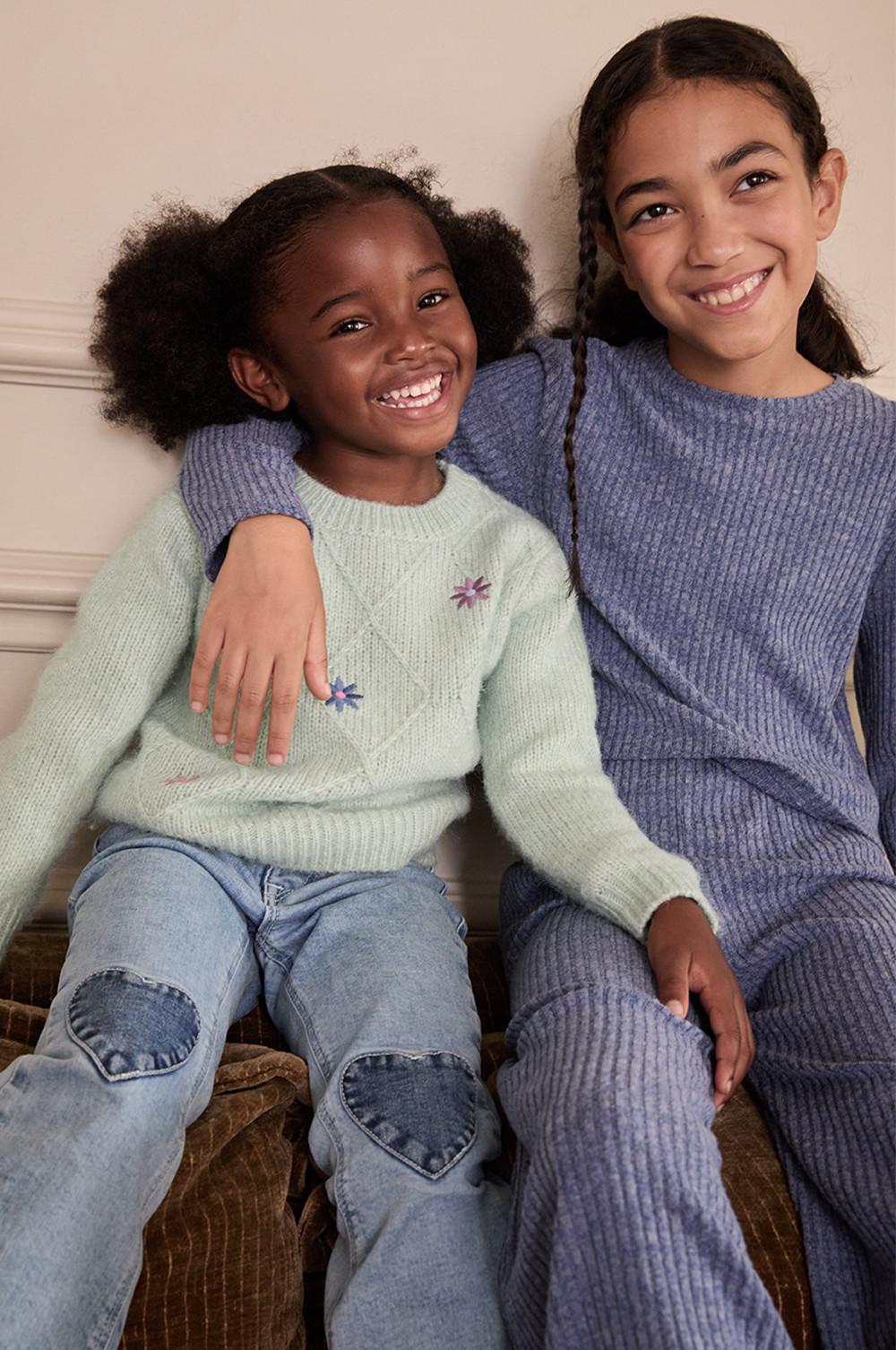 Curly vs Straight Dark Hair Curly vs Straight Dark Hair — Winter Hairstyles for Kids