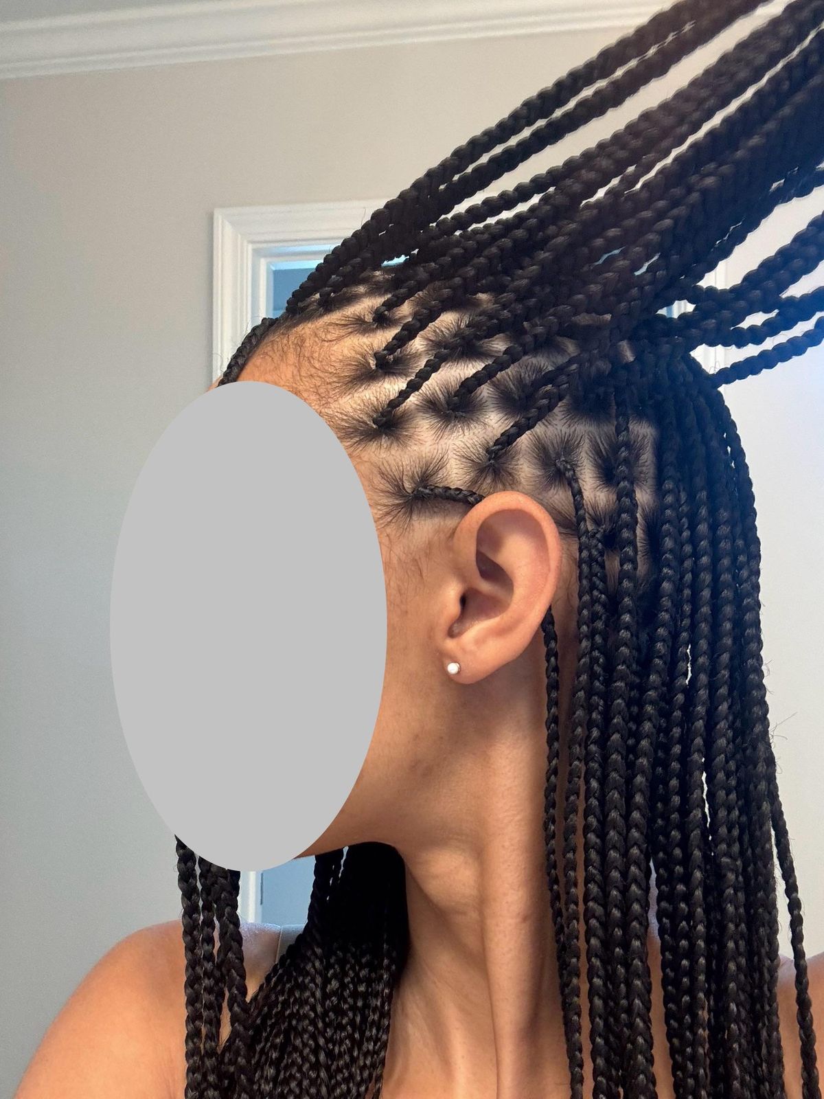 Visible Knotless Parting Detail Visible Knotless Parting Detail — Winter Knotless Braids