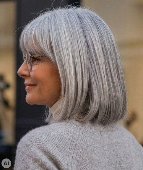 Mid-Back Layers With Dark Base and Bold Gray Highlights Mid-Back Layers With Dark Base and Bold Gray Highlights — Gray Blending Highlights