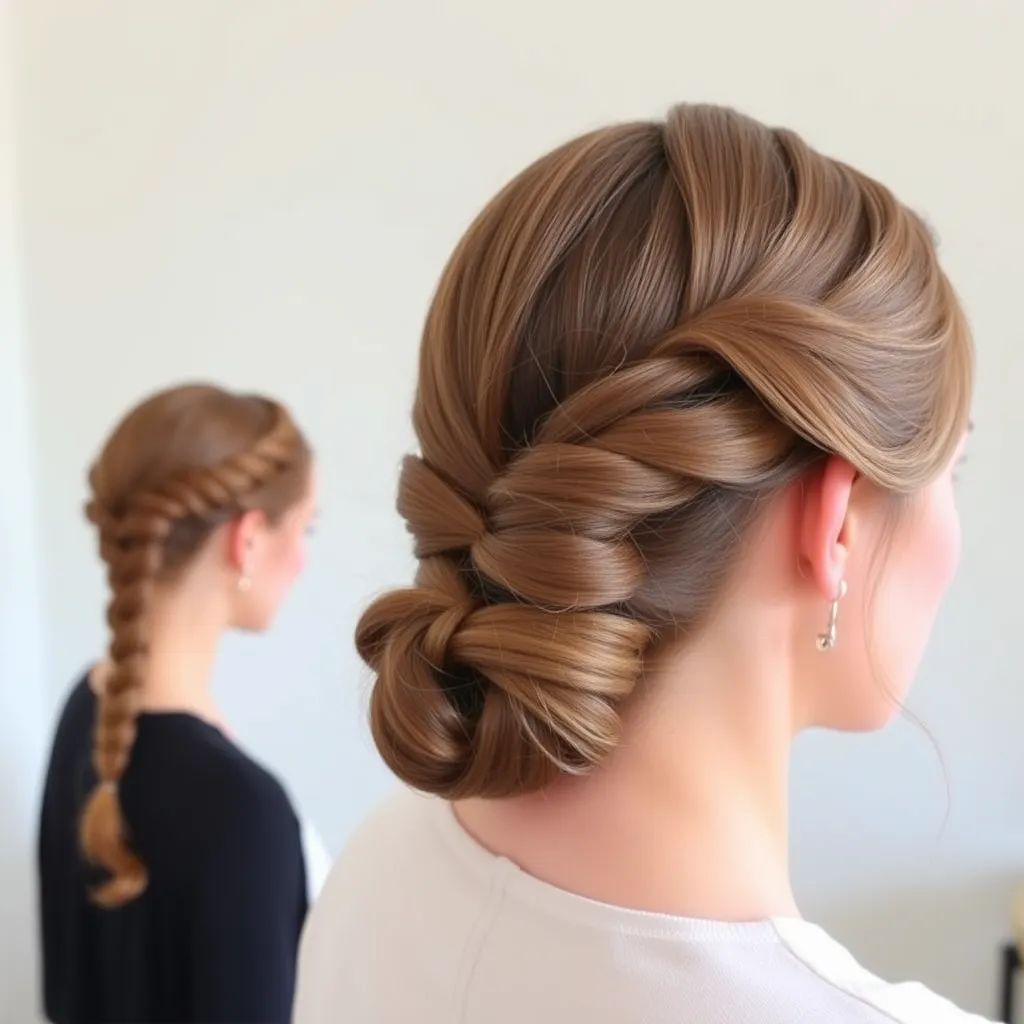 Side Visual Idea — Winter Bun Hairstyles