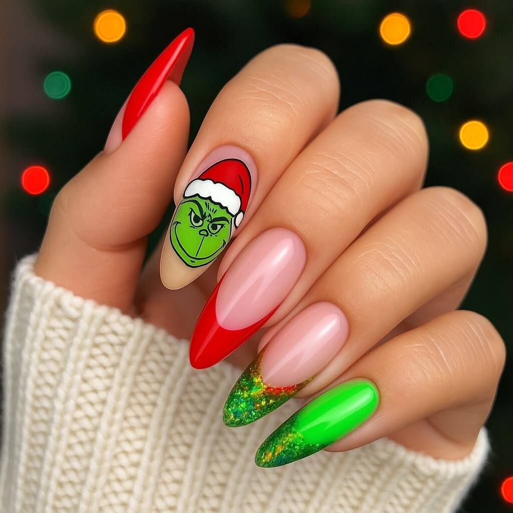 Visual Idea Visual Idea — Grinch Nails 2026