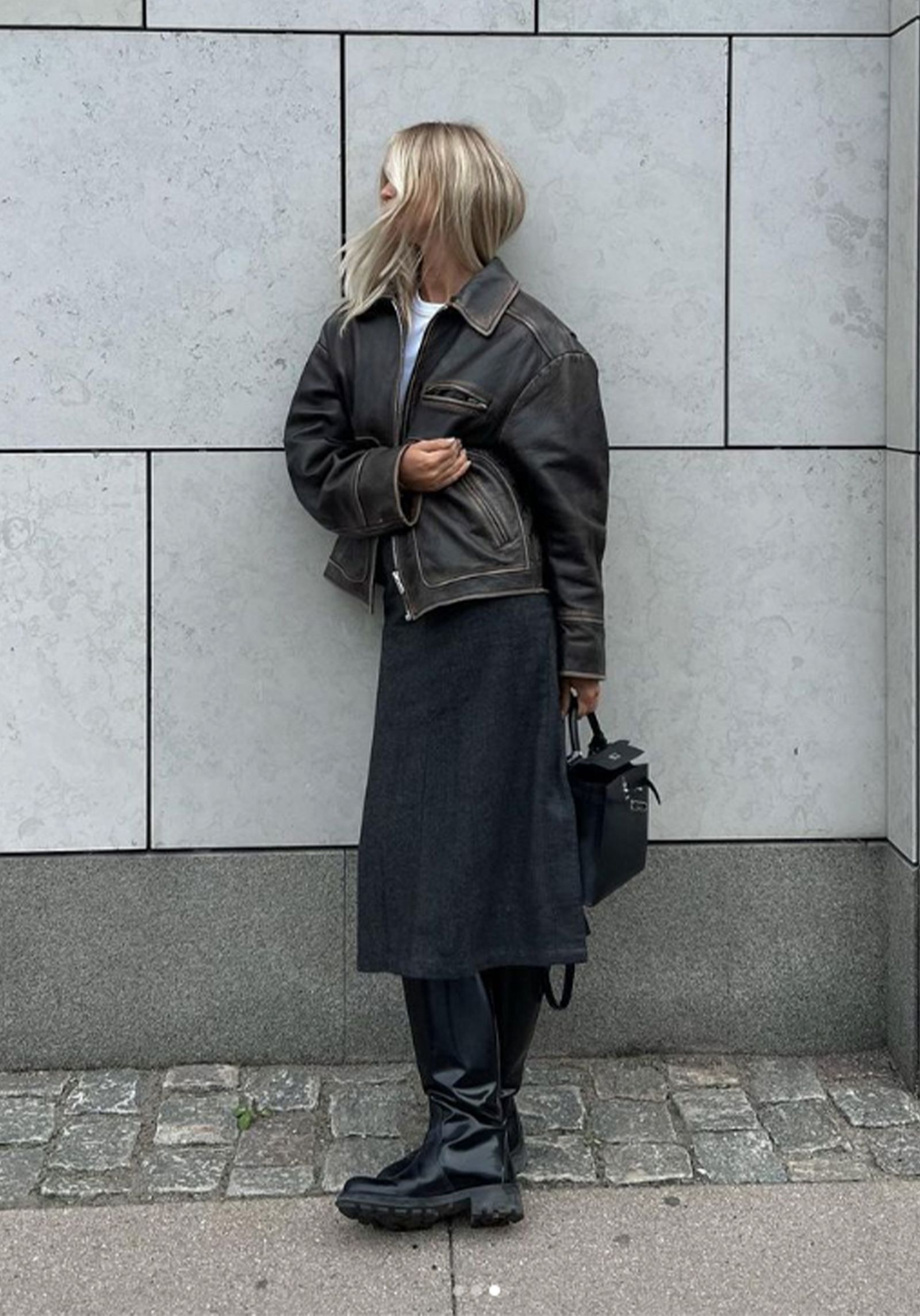 Casual Urban Outfit Idea Casual Urban Outfit Idea — Riding Boots Outfits