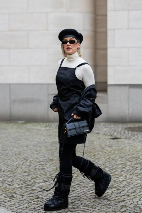 Black Snow Boots Outfit Idea Black Snow Boots Outfit Idea — Snow Boots Outfits